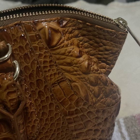 BRAHMIN- Croc-embossed Genuine Leather - Picture 5 of 8